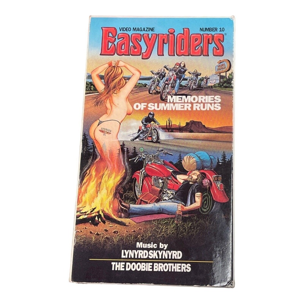 Easyriders Video Magazine VHS No 10 Memories of Summer Runs Lynyrd Skynyrd Biker